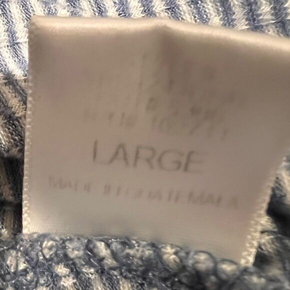 Harlowe & Graham Bodysuit Women’s Large Blue White Stripes Spaghetti Straps - Picture 7 of 7